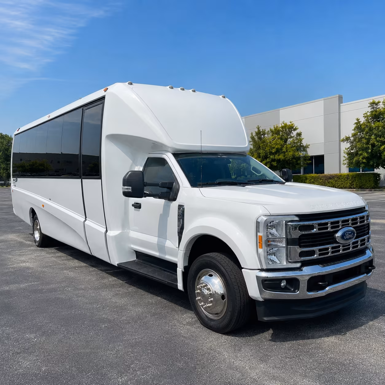 Virginia Beach Airport Shuttle & Transportation party bus exterior
