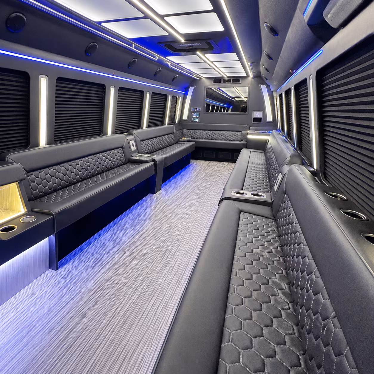 Virginia Beach Private Event Transportation party bus exterior