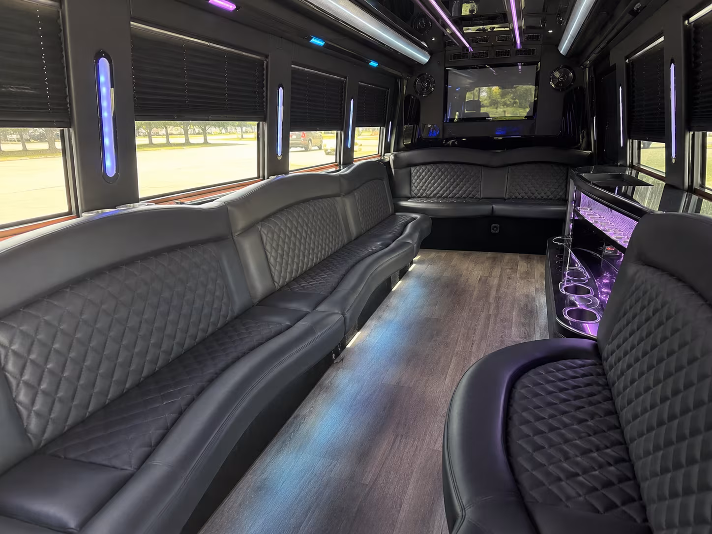 Virginia Beach Private Event Transportation onboard seating