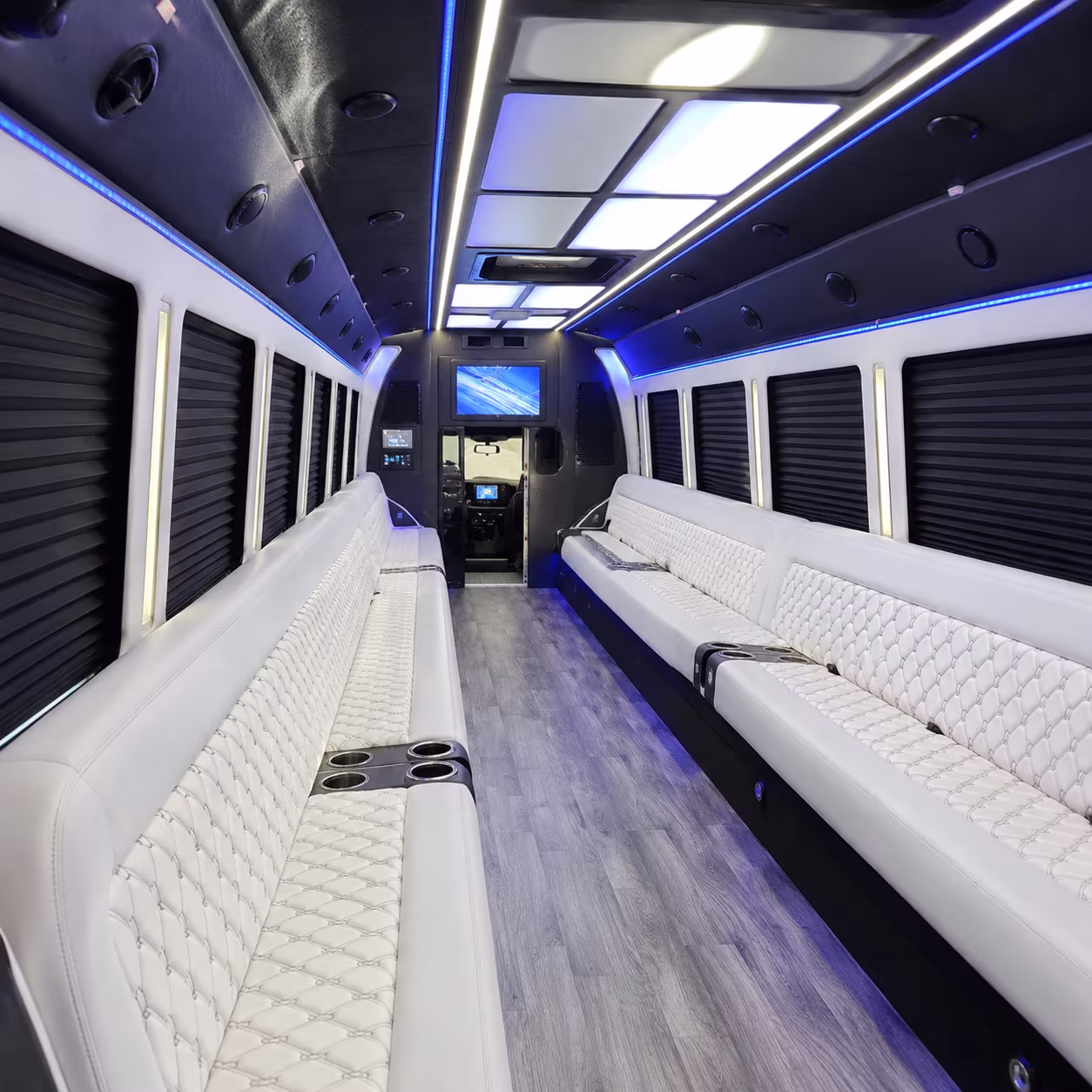 Virginia Beach Prom & Homecoming Transportation party bus exterior