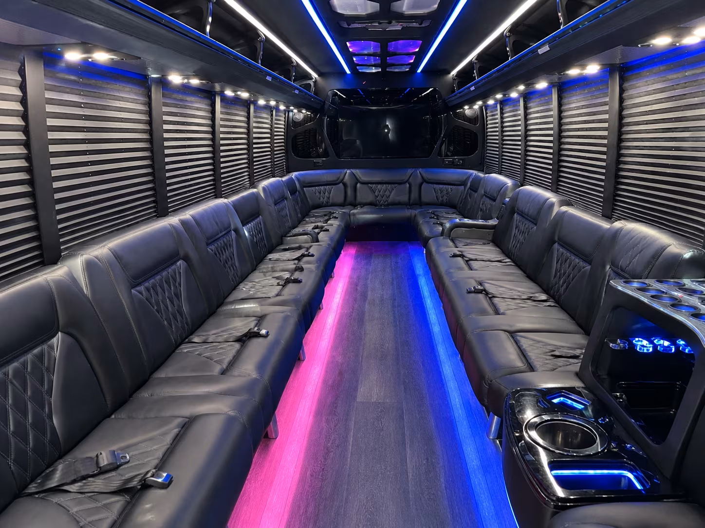 Virginia Beach Prom & Homecoming Transportation party bus exterior