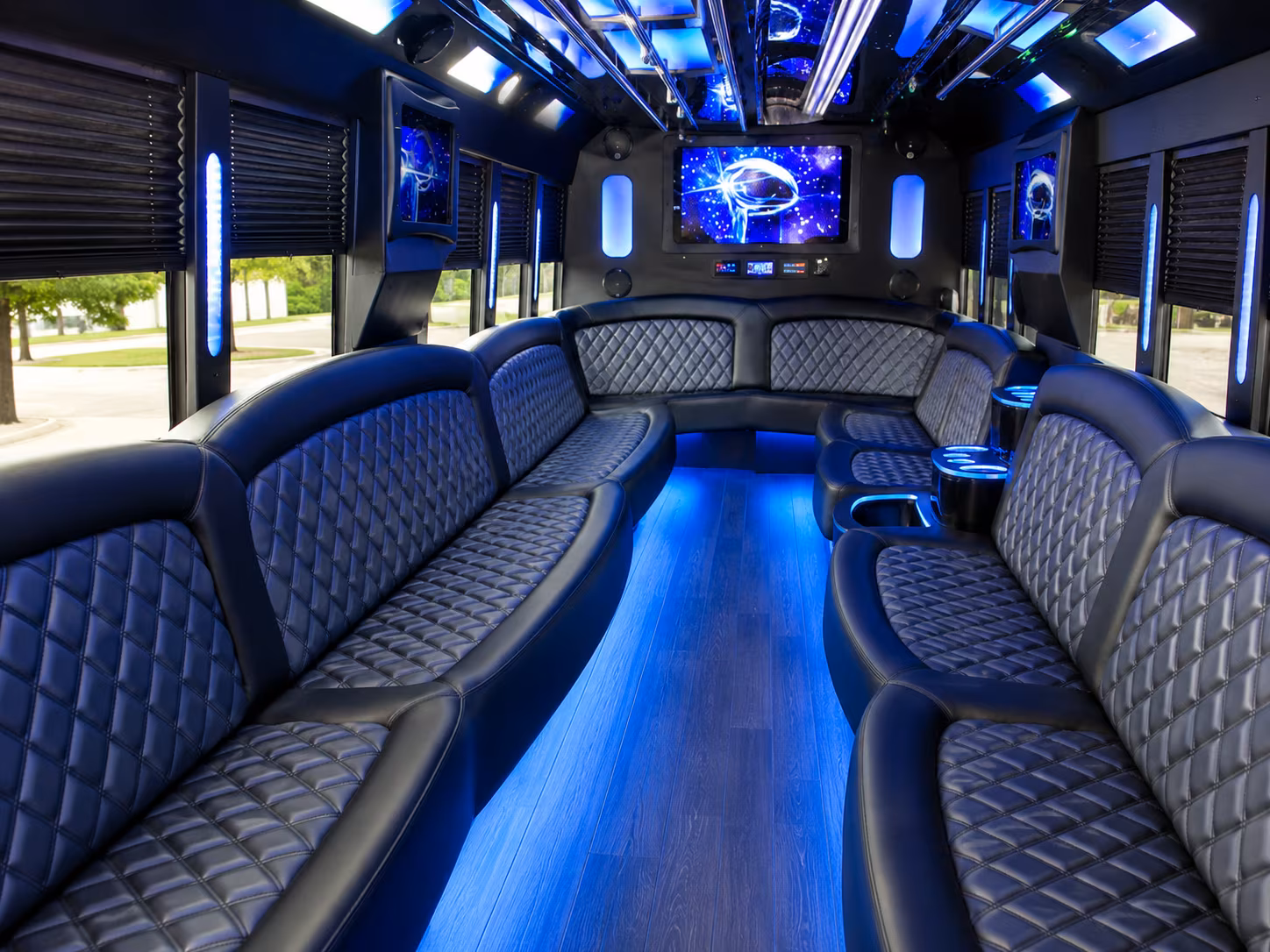 Virginia Beach Prom & Homecoming Transportation party bus exterior