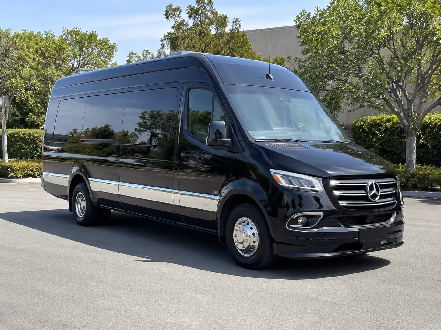 Virginia Beach School Event Transportation party bus exterior
