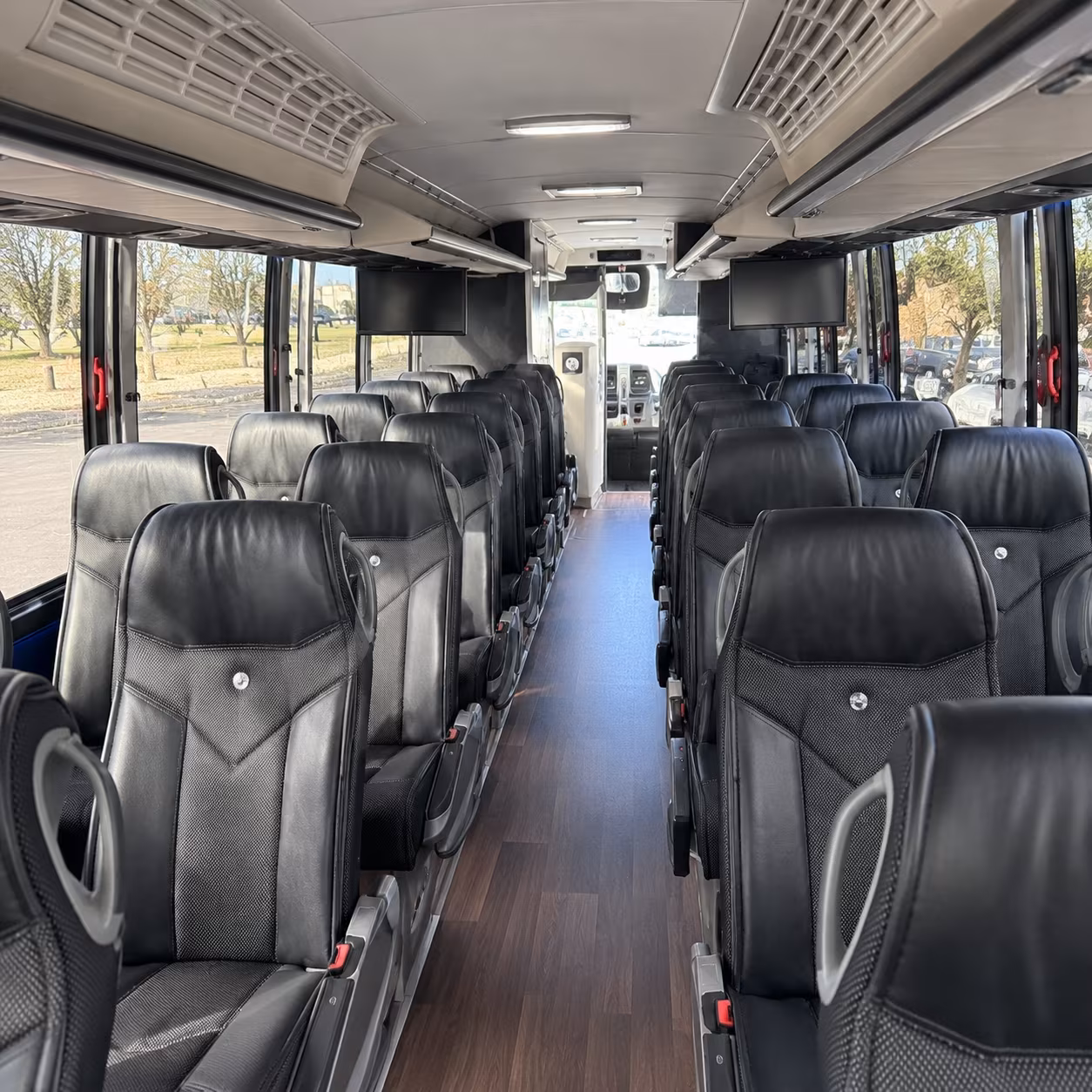 Virginia Beach School Event Transportation party bus exterior