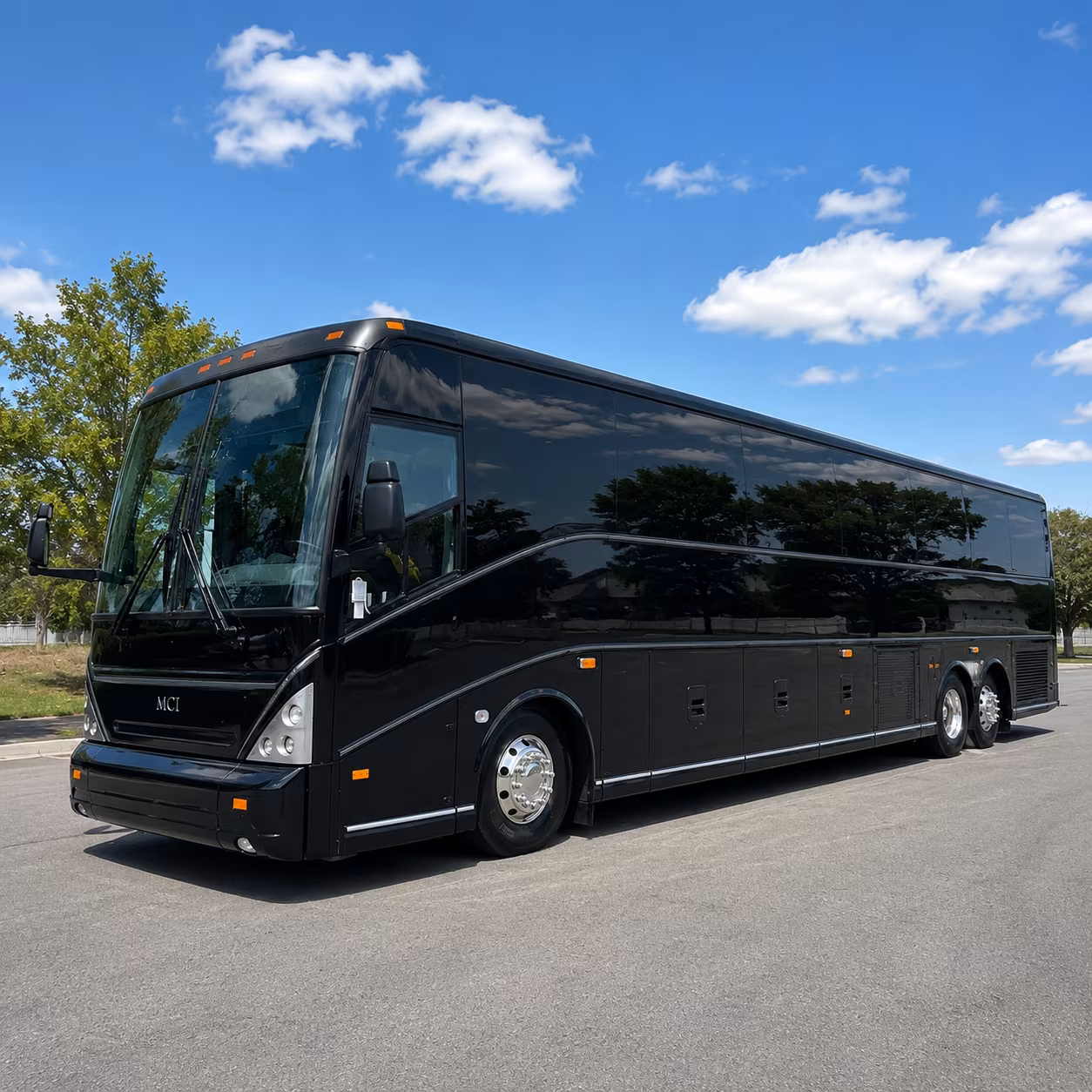 Virginia Beach School Event Transportation party bus interior