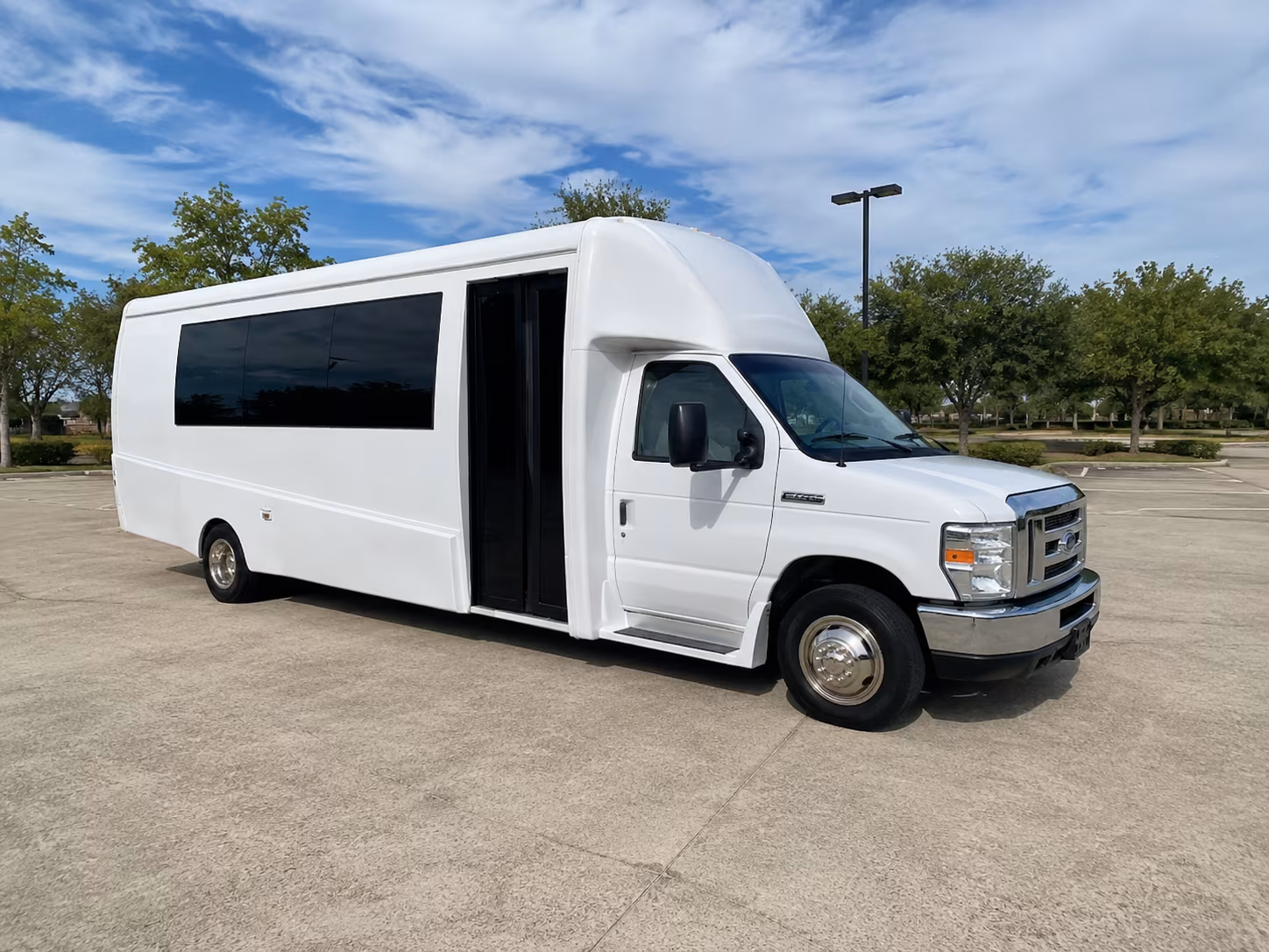 Virginia Beach Sporting Event Transportation party bus exterior