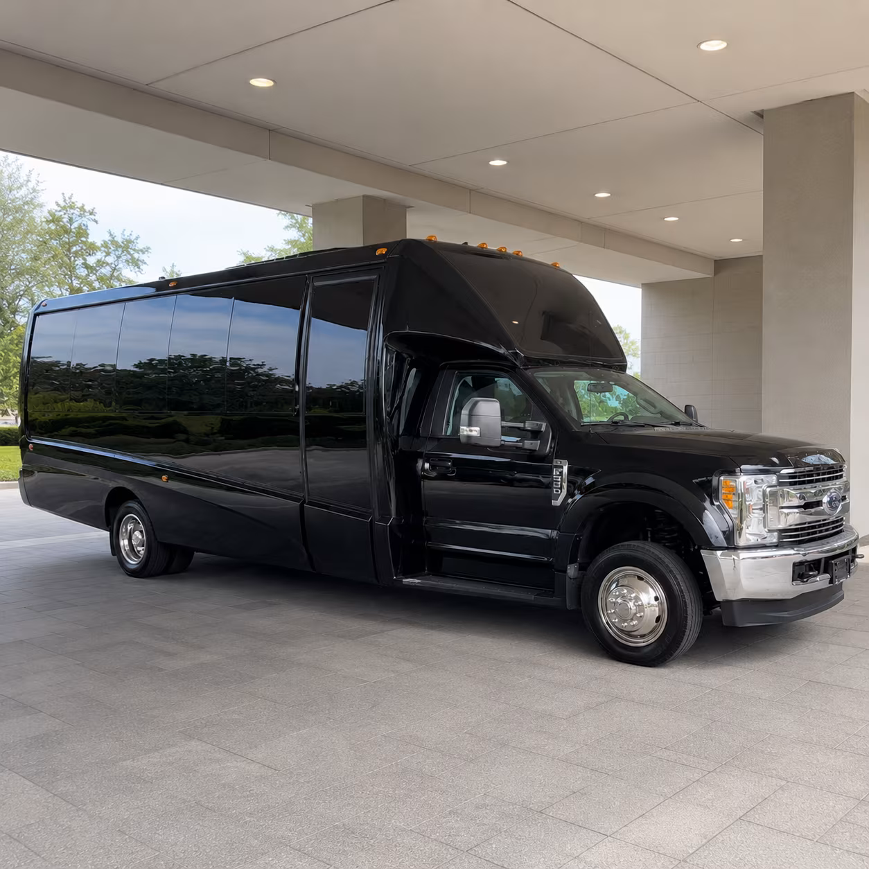 Virginia Beach Sporting Event Transportation party bus exterior