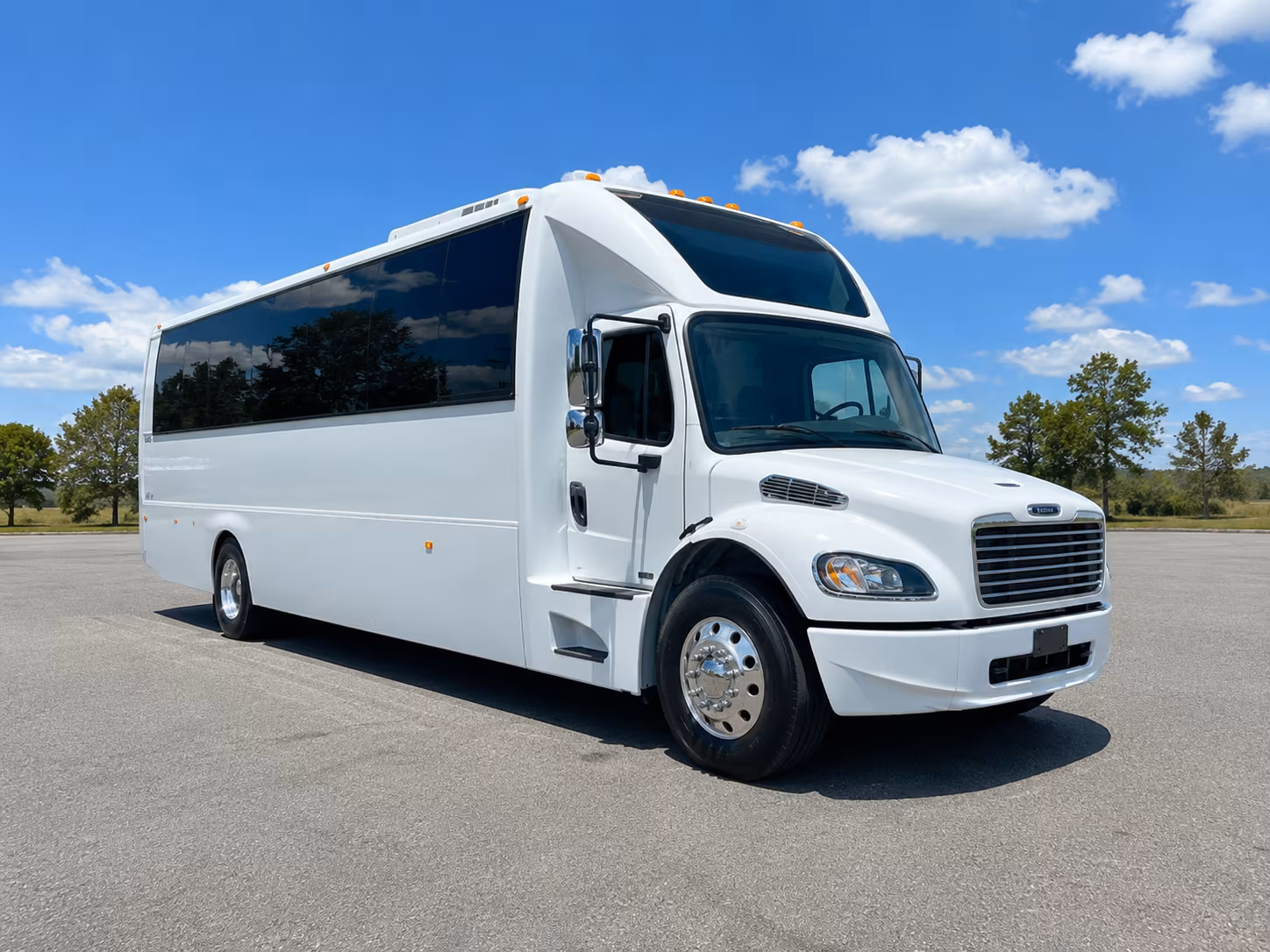 Virginia Beach Wedding Transportation party bus exterior